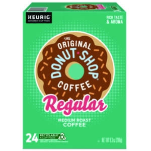 Donut Shop Coffee K-Cups, Regular, 24/box