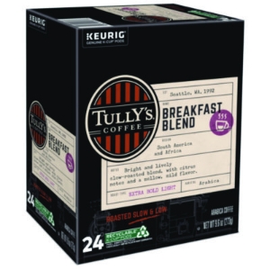 Breakfast Blend Coffee K-Cups, 24/box