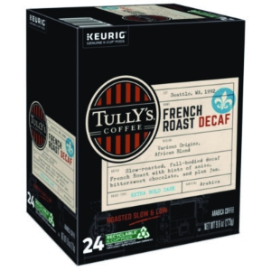 French Roast Decaf Coffee K-Cups, 24/box