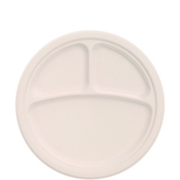 Compostable Molded Fiber Dinnerware, ProPlanet Seal, 3-Compa
