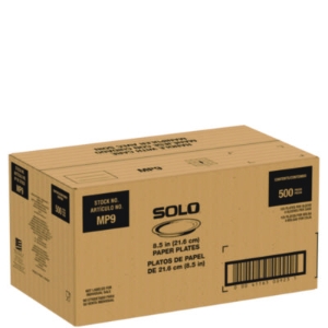 Compostable Paper Dinnerware, ProPlanet Seal, Plate, 8.5" di