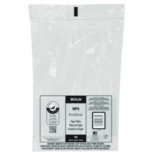 Compostable Paper Dinnerware, ProPlanet Seal, Plate, 8.5" di