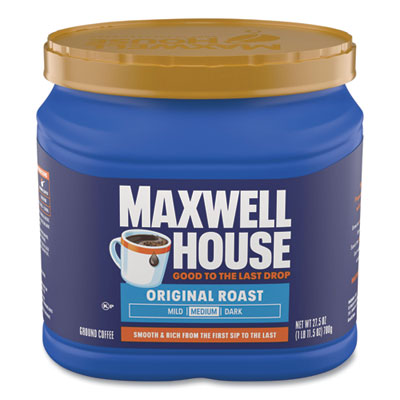 Coffee, Original, 27.5 oz Canister, 6/Carton