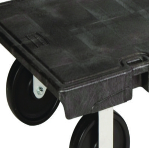 Platform Truck with 8" Polyolefin Casters, 2,000 lb Capacity