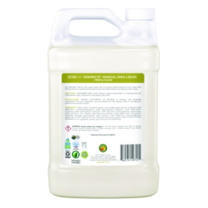 Dishmate Manual Dish Liquid, Free and Clear, 1 gal Jug, 4/Ca