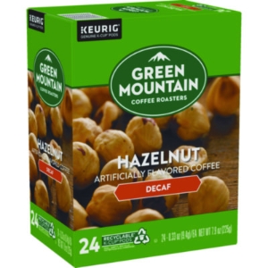 Hazelnut Decaf Coffee K-Cups, 24/box