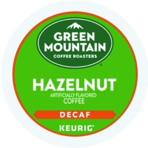 Hazelnut Decaf Coffee K-Cups, 96/carton