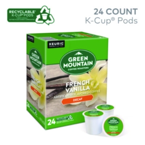 French Vanilla Decaf Coffee K-Cups, 24/box