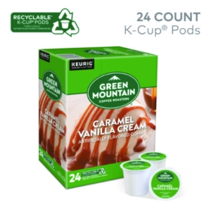 Caramel Vanilla Cream Coffee K-Cups, 24/box