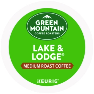 Lake And Lodge Coffee K-Cups, Medium Roast, 96/carton