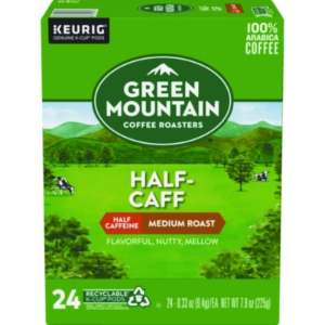 Half-Caff Coffee K-Cups, 24/box