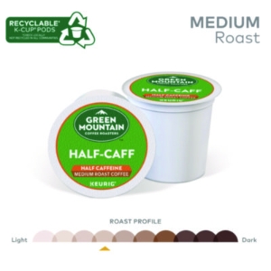 Half-Caff Coffee K-Cups, 24/box