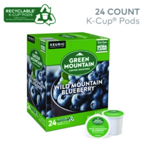 Fair Trade Wild Mountain Blueberry Coffee K-Cups, 24/box