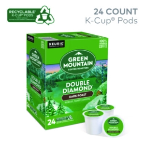 Double Black Diamond Extra Bold Coffee K-Cups, 96/carton