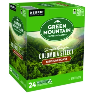 Colombian Fair Trade Select Coffee K-Cups, 24/box