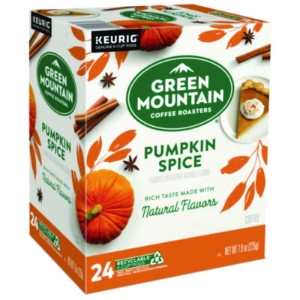 Fair Trade Certified Pumpkin Spice Flavored Coffee K-Cups, 2