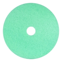 Luster Lite Burnishing Pad, 20" Diameter, Sky Blue, 5/Carton