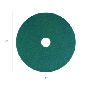 SmartScrub Floor Pad, 13" Diameter, Blue/Yellow, 5/Carton