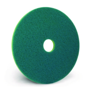 SmartScrub Floor Pad, 13" Diameter, Blue/Yellow, 5/Carton