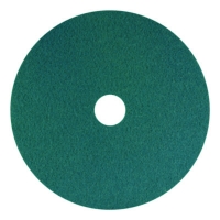 SmartScrub Floor Pad, 13" Diameter, Blue/Yellow, 5/Carton
