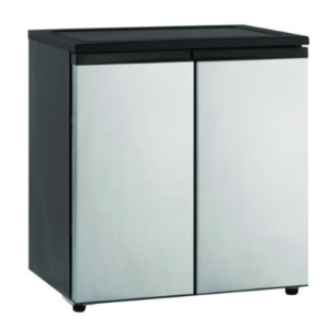 5.5 Cu.Ft. Side by Side Refrigerator/Freezer, Black/Platinum