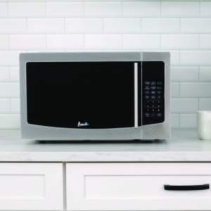 1.1 cu ft Compact Microwave Oven, 1,000 W, Mirror-Finish