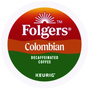 100% Colombian Decaf Coffee K-Cups, 24/box