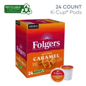 Buttery Caramel Coffee K-Cups, 24/Box