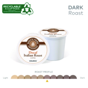 Decaf Italian Roast Coffee K-Cups, 24/box