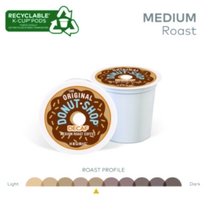 Donut Shop Decaf Coffee K-Cups, 24/box
