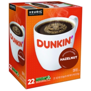 K-Cup Pods, Hazelnut, 22/box