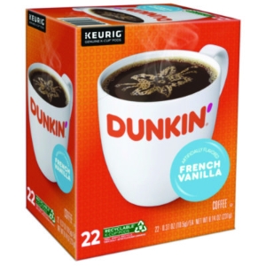 K-Cup Pods, French Vanilla, 22 Pods/Box