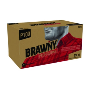 All Purpose Wipers, 1-Ply, 9 x 10.25, Brown, 250 Wipers/Box,