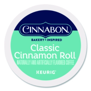 Cinnabon Classic Cinnamon Roll Coffee K-Cups, 96/carton