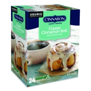 Cinnabon Classic Cinnamon Roll Coffee K-Cups, 96/carton