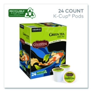 Decaffeinated Green Tea K-Cups, 96/carton
