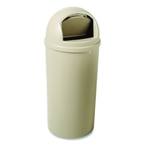 Marshal Classic Container, 15 gal, Plastic, Beige