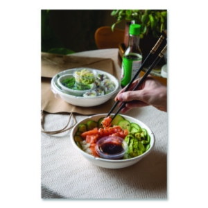 Compostable Clear PLA Plastic Portion Cup Lids, Fits 2 oz to