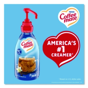 Liquid Coffee Creamer, French Vanilla, 1.5 L Pump Bottle