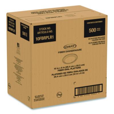 Compostable Molded Fiber Dinnerware, ProPlanet Seal, Platter