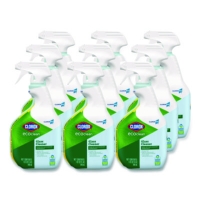 Clorox Pro EcoClean Glass Cleaner, 32 oz Spray Bottle, 9/Car