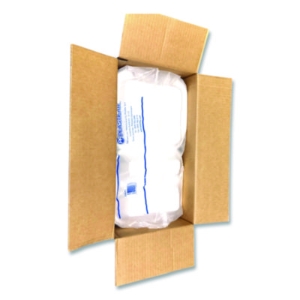 Foam Hinged Lid Containers, 3-Compartment, 9 x 9 x 3, White,