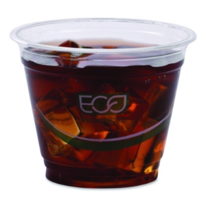 GreenStripe Renewable and Compostable Cold Cups, 9 oz, Plast