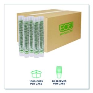 GreenStripe Renewable and Compostable PLA Cold Cups, 24 oz,