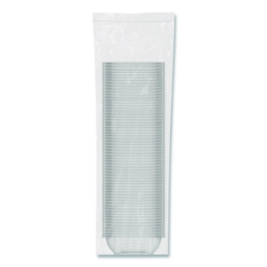 Square Plastic Bowls, 8 oz, 8.5 x 8.5 x 1.51, Clear, Plastic