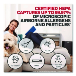 Air Genius 3 Oscillating Tower Air Purifier with Permanent W