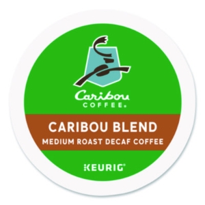 Caribou Blend Decaf Coffee K-Cups, 24/box