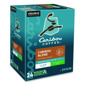 Caribou Blend Decaf Coffee K-Cups, 96/carton