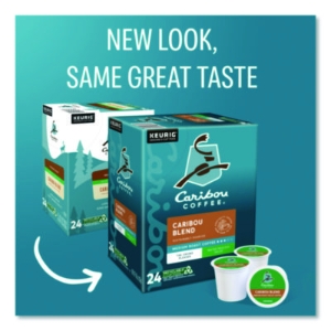 Caribou Blend Decaf Coffee K-Cups, 96/carton
