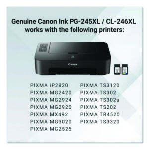8278B023 (PG-245XL/CL-246XL) High-Yield Ink, Black/Color